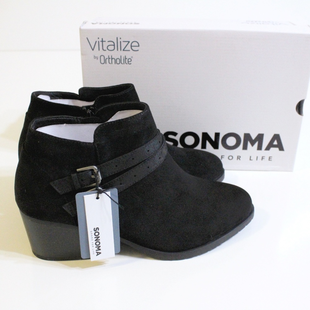 Sonoma Women's Black Boots Size 9.5 Wide